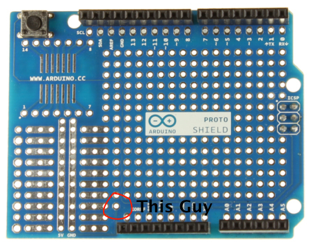 Arduino Prototype Shield Pin Problem